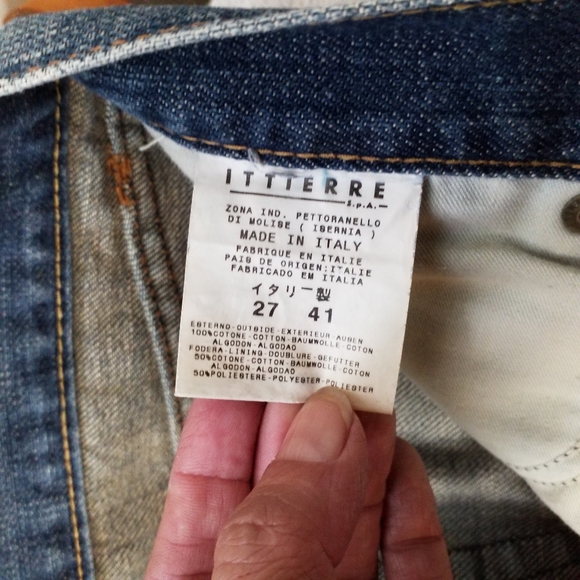 D&G Ittierre Spa Flare distressed boot cut flare leg mid rise Jeans 27 - Picture 16 of 16